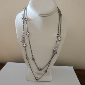 White House Black Market Silver-tone Necklace
